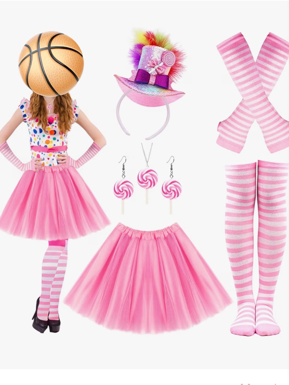 Pink Women’s Candyland Tutu Costume